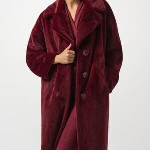 Joseph Ribkoff JR 243902 F25 col 4433 burgundy coat
